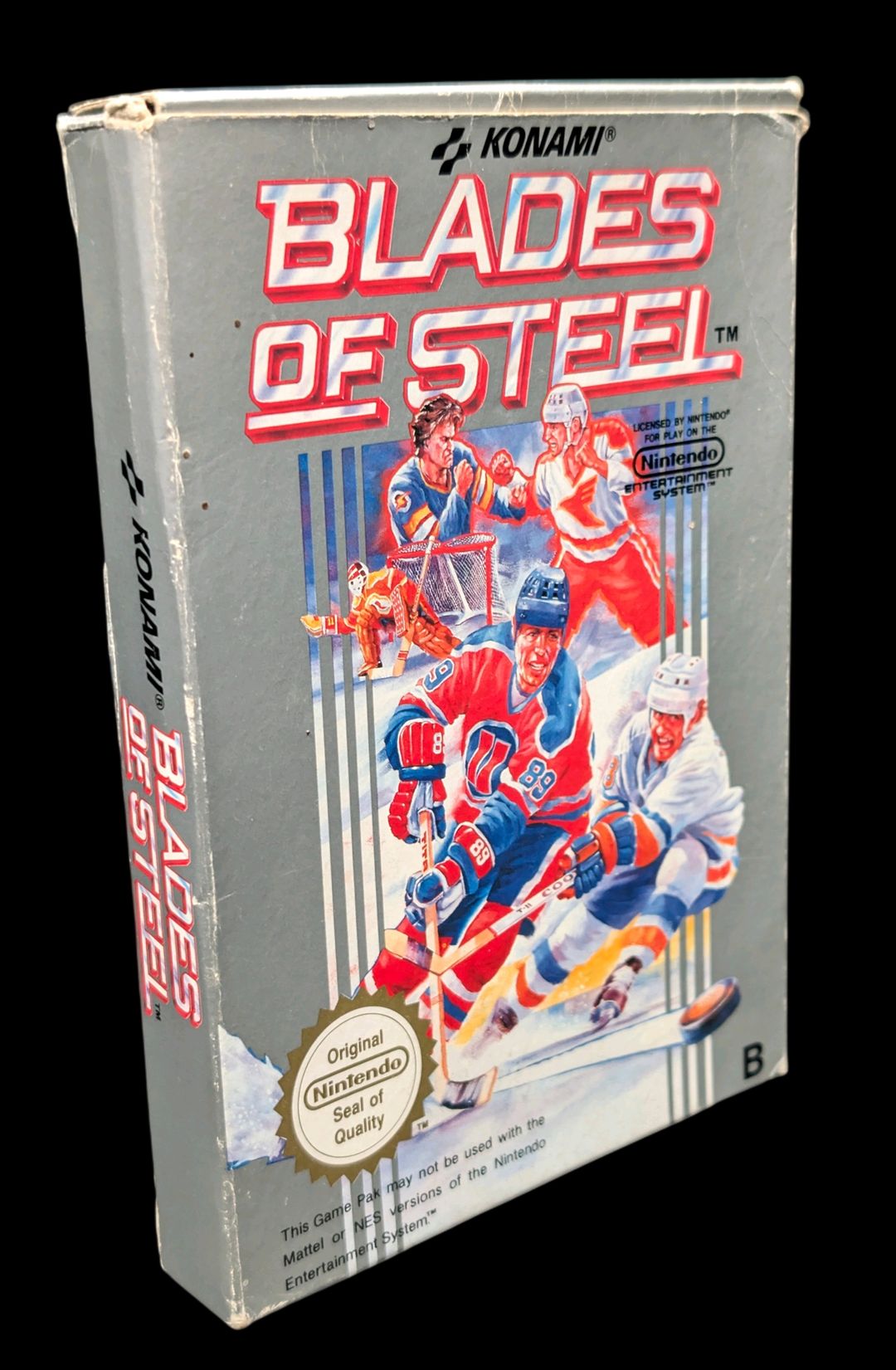 Nintendo – NES – Lot de 3 jeux comprenant : Days of Thunder, Blades of Steel, Marble Madness. Avec fourreaux, cales en polystyrène, 2 notices, boîtes.